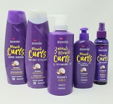 Aussie Miracle Curls Shampoo, Conditioner, Deep Conditioner, Curl Refresher..