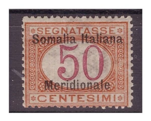 SOMALIA ITALIANA SEGNATASSE 1906 - Cent. 50 NUOVO ** MNH - Bild 1 von 1