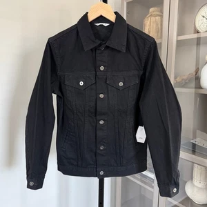 3sixteen Double Black Type 3 Selvedge Denim Trucker Jacket S NEU 14,5 oz Cotton - Bild 1 von 6