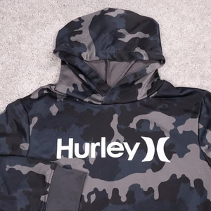 Hurley Hoodie Camo Pullover Sweatshirt Activewear Layering Top XL - Picture 1 of 5
