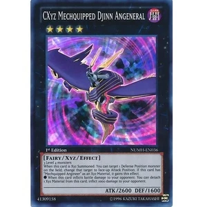 Yugioh CXyz Mechquipped Djinn Angeneral (Super Rare) (1st Edition) NUMH-EN036 P - Picture 1 of 1