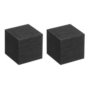 Bloque de grafito lingote rectangular placa de electrodo de grafito 10x10x0,4 mm, 2 piezas - Imagen 1 de 5