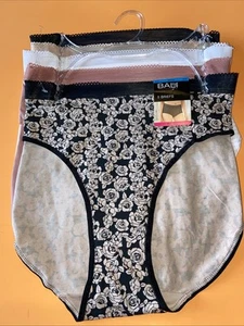 ¡NUEVO! PACK DE 5 BRAGAS CALZONCILLOS BALI SURTIDAS DE MEZCLA DE ALGODÓN / 2XL / Talla 9 / Precio de venta sugerido por el fabricante $42 - Imagen 1 de 8
