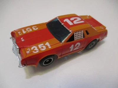 Vintage Aurora AFX Magna Traction Slot Car #1956 THUNDERBIRD STOCK CAR #12 -Blue - Image 1 of 4