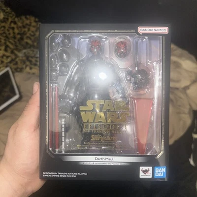 Boneco de ação Bandai SH Figuarts Star Wars Darth Maul episódio 1 Phantom Menace - Imagem 1 de 3