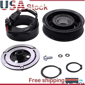 AC Compressor Clutch Kit with 7 Grooves for Honda Civic 2017-2021 L4 2.0L - Picture 1 of 9