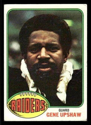 1976 Topps Gene Upshaw (HOF) #295 - Oakland Raiders - Image 1 of 2