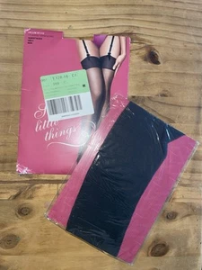 New Victoria's Secret Sexy Little Things Glam it up Classic Stocking sz C Black - Picture 1 of 7
