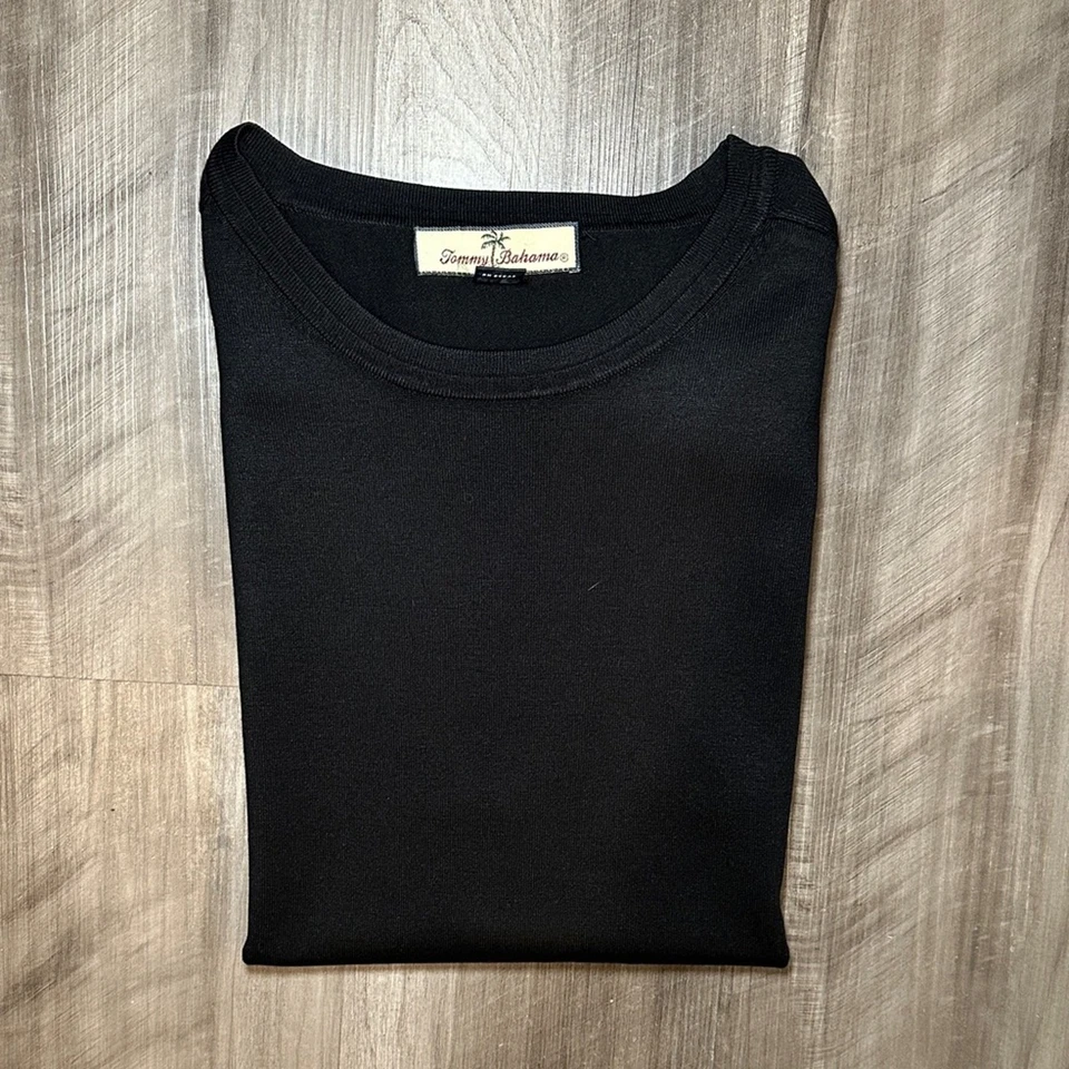 Tommy Bahama Silk Blend Knit Stretch Short Sleeve Tee - Large - Image 1 of 4