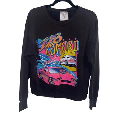 Sudadera Camaro Z28 Mujer Grande Delta Fifty EE. UU. 80 Retro Desteñida Chevy De Colección Foto 1 de 4