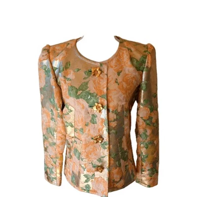 Blazer Yves Saint Laurent Rive Gauche Vintage Mujer Talla 40 Años 90 Hecho en Francia Foto 1 de 4