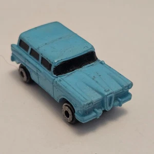 Micro Machines Edsel Pacer Bermuda Wagon Classic Car Blue - Picture 1 of 8