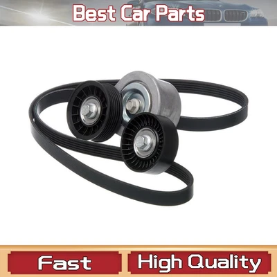 Kit de componentes de transmisión por correa Serpentine para Jeep Liberty 2002 2003 2004 2005 2006 Foto 1 de 3