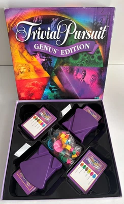 Trivial Pursuit Genus Edition Board Game 2001 Checked & Complete - Image 1 of 4