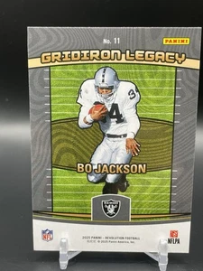 2025 Revolution Bo Jackson Gridiron Legacy #11 Raiders - Foto 1 di 2