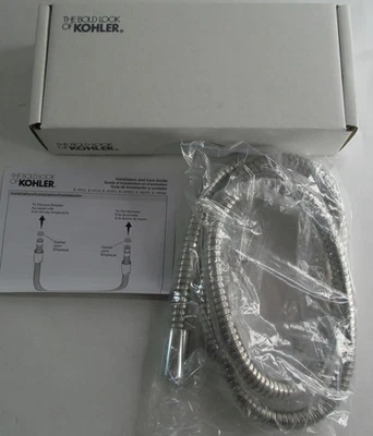 NUOVO TUBO DOCCIA FLESSIBILE KOHLER 9514-CP MASTERSHOWER 60 pollici cromato lucido - Immagine 1 di 2
