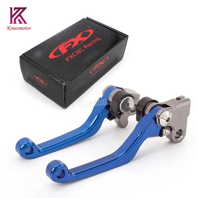 For Yamaha YZ125 YZ250 01-07 KX450F 2006-2012 CNC Dirt Bike Clutch Brake Levers Foto 1 de 4