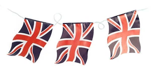 Union Jack Papier Wimpelkette - klein - Bild 1 von 1