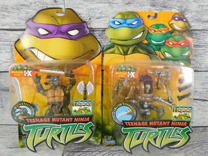 Teenage Mutant Ninja Turtles Donatello & Baxter Stockman Action Figure Set Of 2 - Picture 1 of 12