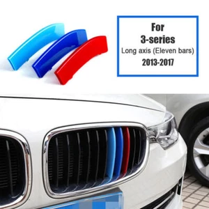 Front Center Grill Grid Grille Cover Trim For 13~18 BMW 3 Series 320i 325i 330i - Imagen 1 de 7