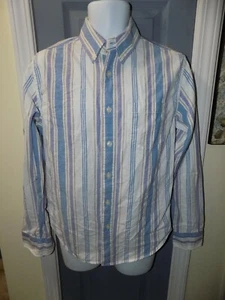 Aeropostale Button Down Long Sleeve Striped Shirt Size S Men's NEW  - Picture 1 of 3