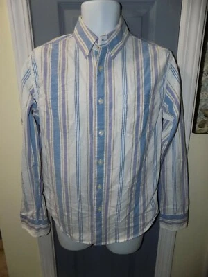 Camisa Aeropostale Abotonada Manga Larga Rayas Talla S Para Hombre NUEVA  Foto 1 de 3