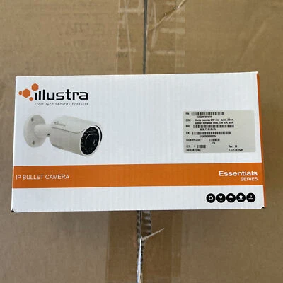 Illustra White Essentials Series Tyco 2MP 3.6mm Mini Outdoor IP Bullet Camera - Image 1 of 4