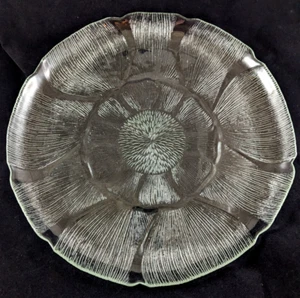 Arcoroc Luminarc France Fleur rund Klarglas Serviertablett - Bild 1 von 10