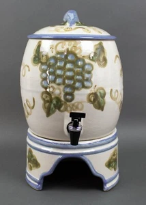 John B Taylor Louisville Pottery Samovar Water Beverage Cooler Dispenser Harvest - Picture 1 of 12