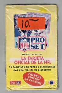 Pro Set 1991 - Spanish NFL Football Cards - Espanol Tarjetas De Futbol - Sealed - Picture 1 of 6