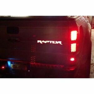 Recon 264284RD Red LED Lighted Tailgate Emblem for 2009-2014 Ford SVT Raptor