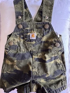 CARHARTT BABY BIB OVERALLS, SIZE 3 MONTHS, ABSOLUTELY ADORABLE & EXCELLENT SHAPE - Imagen 1 de 11