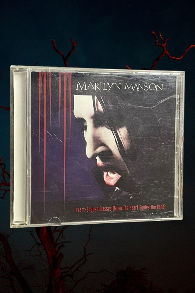 2007 Marilyn Manson Heart-Shaped Glasses When the Heart Guides the Hand OOP CD Foto 1 de 4