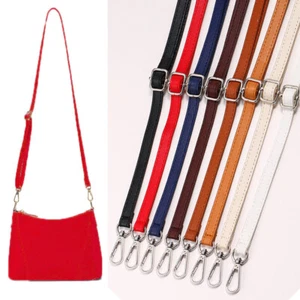 Adjustable Leather Crossbody Shoulder Bag Strap Handbag Belt Replacement Handle - Picture 1 of 29