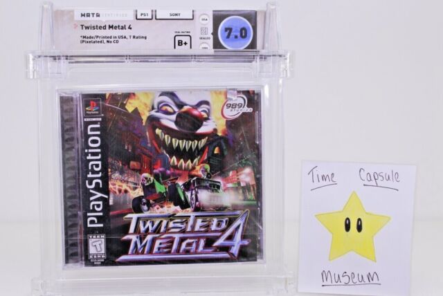 Twisted Metal 4 Sony PlayStation 1 PS1 PSOne Black Label Game Complete! CIB  711719456025