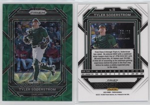 2023 Panini Prizm Green Scope Prizm /75 Tyler Soderstrom #35