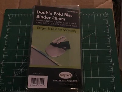 Acessório Baby Lock dobra dupla viés 28mm BLE8-S3 Serger - Imagem 1 de 4