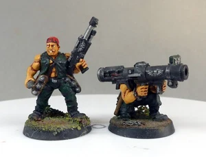 Warhammer 40k, Militarum, Guard, Garde, Catachan, Rakete, Metall, OOP, Crew - Bild 1 von 2