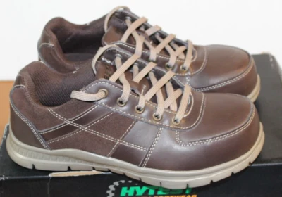 Zapatos de trabajo Hytest Opanka Oxford SR punta de acero EH marrón para mujer talla 5,5 K17361 Foto 1 de 4