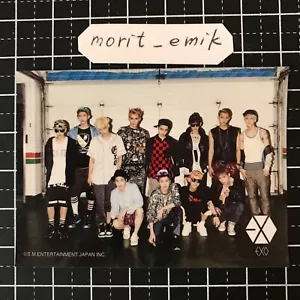 Fiesta de saludo EXO Group shot en Japón - ¡Hola! - Sello adhesivo 2014 ultra raro - Imagen 1 de 12