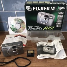 Fujifilm FinePix A101 1.3 MP Digital Camera + Memory Card, Takes 2x AA Bat- Work