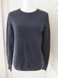 Wollpullover Jenni Kayne dunkelgrau Größe M Rundhalsausschnitt - Bild 1 von 4