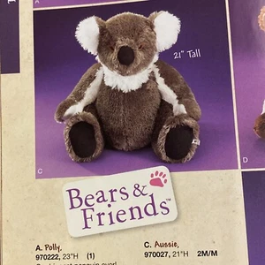 NUEVO CON ETIQUETAS Raro Boyds Bears & Friends Aussie 21” Koala Oso Suave Difuso Peluche 970027 - Imagen 1 de 7