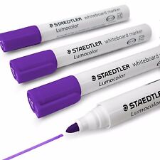 Staedtler Lumocolor Whiteboard Marker Pens 351 - Bullet Tip - 4 x Violet