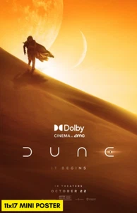 Dune (2021) Movie Poster 11x17 Dolby AMC - Picture 1 of 1