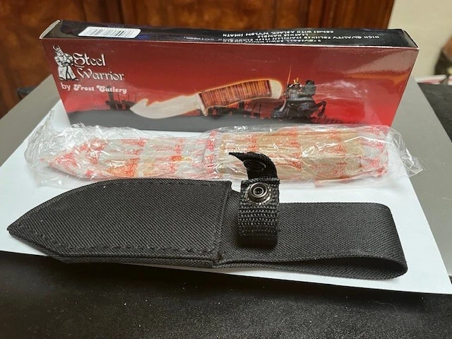 Frost Cutlery Steel Warrior Knife  as pictured  New with sheath - Image 1 of 1