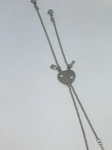 bracciale acciaio stell uomo donna cuore spezza chiave lucchetto lui e lei - Foto 1 di 3