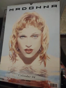 Madonna 1994 Calendar OVERSIZED SPIRAL BOUND full color pictures. Excellent NM! - Picture 1 of 2