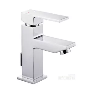 Waschbeckenarmatur Wasserhahn Waschtischarmatur Einhebelmischer Badarmatur Chrom - Bild 1 von 12