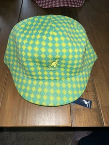 Kangol Kids Mini Argyle Stingy Space Cap Sz Kids Youth Lg NWT - Picture 1 of 5